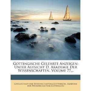  (Gotting, Akademie der Wissenschaften (Gottingen): Books