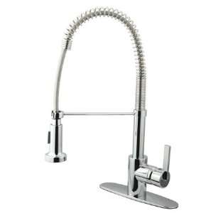   Continental Single Handle Pull Down Kitchen Faucet With Deck Plate