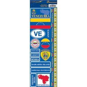  Passports: Venezuela Cardstock Sticker: Arts, Crafts 