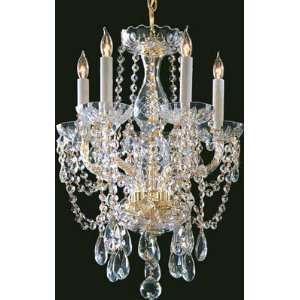 1129   Chandelier   Bohemian Crystal Collection   Gold Finish   SKU 