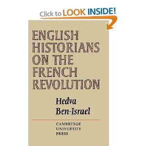   on the French Revolution (9780521053891) Hedva Ben Israel Books