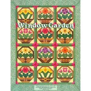  garden Pattern and instructions for a 72 1/4 x 91 twin/double quilt