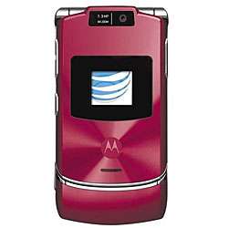 Motorola Razr V3XX Red GSM Unlocked Flip Cell Phone  Overstock