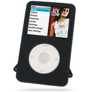  Silicone Skin Case for Apple iPod Classic (120GB) (Black 