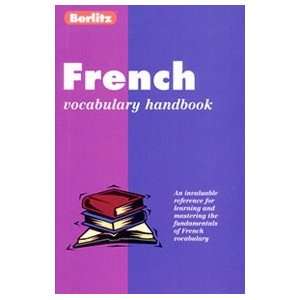  Berlitz 467836 French Vocabulary Handbook Electronics