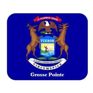  US State Flag   Grosse Pointe, Michigan (MI) Mouse Pad 