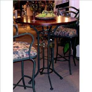    42 Round Tempo Napa Bar Height Pub Table Furniture & Decor