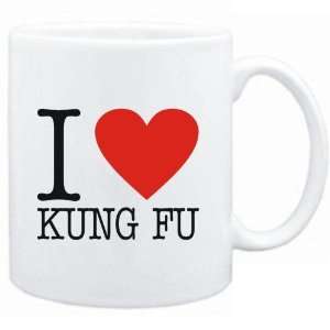 Mug White  I LOVE Kung Fu  CLASSIC Sports  Sports 
