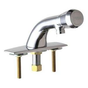  Faucets Deck Mounted 4 Centers Metering Lavatory Faucet: Home