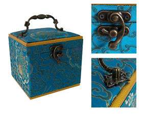 Noble CHINESE Classic handmade SILK STAIN JEWELRY BOX  