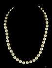 NICE 14K WHITE GOLD PEARL STRAND NECKLACE MODERN