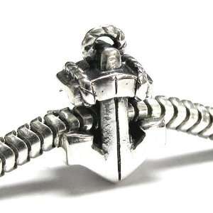 Queenberry Sterling Silver Ship Anchor Bead For Pandora Troll Biagi 