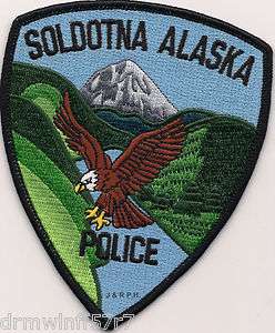 Soldotna, Alaska shoulder police patch (fire)  