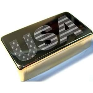  USA Gold Engraved Humbucker Cover Musical Instruments