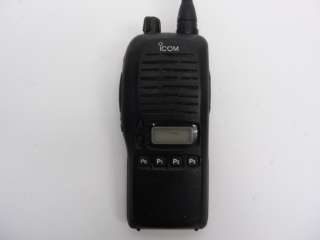   ICOM IC F4GS 2 UHF 100CH 4W 440 470MHZ PORTABLE HANDHELD TWO WAY RADIO