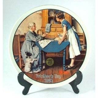   Norman Rockwell Faith Mothers Day Collector Plate: Home & Kitchen
