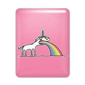    iPad Case Hot Pink Unicorn Vomiting Rainbow 