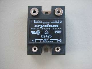 Crydom D2425 240V 25A Solid State Relay  