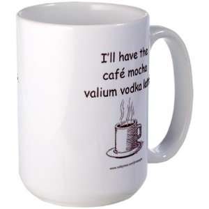 CAFE MOCHA Funny Large Mug by CafePress