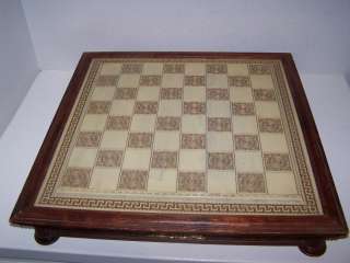 FRANKLIN MINT CHESS SET OF THE GODS BOARD ONLY   GOOD USED CONDITION 