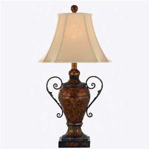    Quoizel Urn Table Lamp with Scrolling Arms: Home Improvement