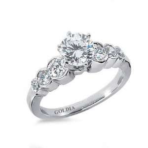   20 Ct. Diamond Engagement Ring with Round Side Diamonds Jewelry