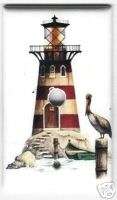 PELICAN WITH LIGHTHOUSE DIMMER LIGHT SWITCH PLATE COVER  