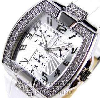 NEW GUESS WOMENS / MENS WATCH UNISEX SWAROVSKI CRYSTALS COLLECTION 