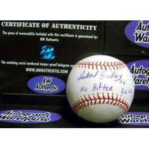 Anibal Sanchez Autographed Baseball Inscribed No Hitter 9 6 06  