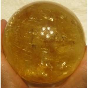   Golden Yellow Calcite Reiki Healing Crystal Energy 