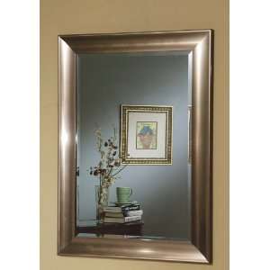  Wall Mirror with Metal Frame in Copper Finish