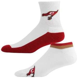  NBA Cleveland Cavaliers White Wine Two Pack Socks: Sports 