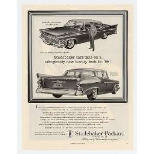   1958 Studebaker Commander & President Print Ad (12409)