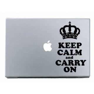 Keep Calm and Carry on   Macbook, Laptop Vinyl Wall Art Decal Sticker 