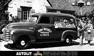 1948 Chevrolet 3107 Canopy Express Truck Factory Photo  