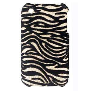   Gold/Black Zebra Print Slim Fit Case for Apple I Phone iPhone 3GS