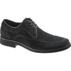 Mens Hush Puppies Commemorate Black Suede Lace Up Oxford H101656 