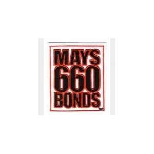  San Francisco Giants 2004 Mays/Bonds 660 HR Commemorative 