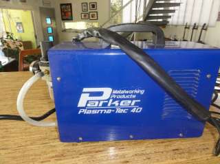 Parker plasma tec 40 amp household current 220/110 Dual Volt dc 