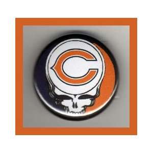  Chicago Bears Logo Grateful Dead 1 Inch Magnet a 
