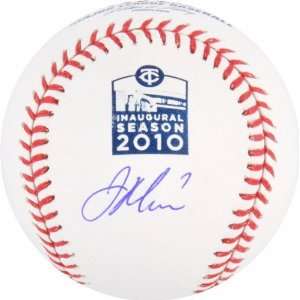  Mauer Autographed Baseball  Details 2010 Inaugural Season Baseball 