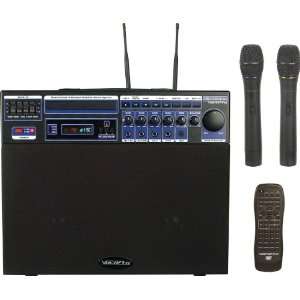  VocoPro Portable 4 Channel System w/ 2 Mics & Bag: Musical 