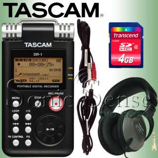 Tascam DR1 Digital Recorder DR 1 Portable  