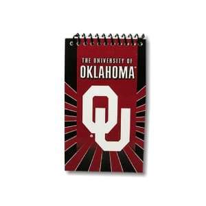 University of Oklahoma Sooners   Flip Style Spiral Paper Notebook 