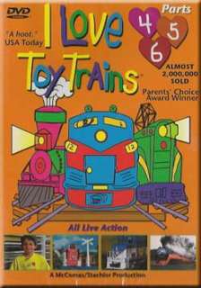 Love Toy Trains Parts 4,5 & 6 DVD Kids Children  