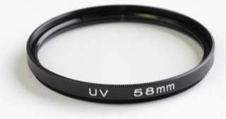 58mm UV Filter Lens for Canon Rebel XS T1i XTi XSi XT  