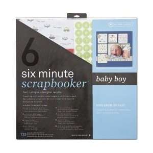  Six Minute Scrapbooker 12 Inch x12 Inch Page Kit   Baby 
