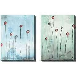 Laura Gunn Seed Pods Gallery Wrapped Art Set  