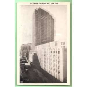   Vintage Postcard Radio City Music Hall New York City 