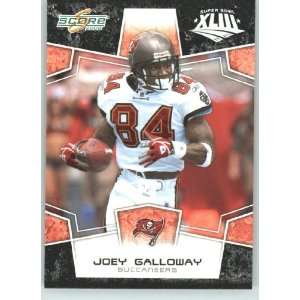  Bowl XLIII Black Border # 305 Joey Galloway   Tampa Bay Buccaneers 